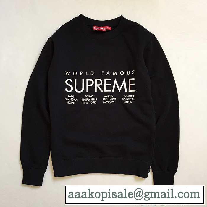  爆買い  2015秋冬 SUPREME シュプリーム プルオーバーパーカー 4色可選