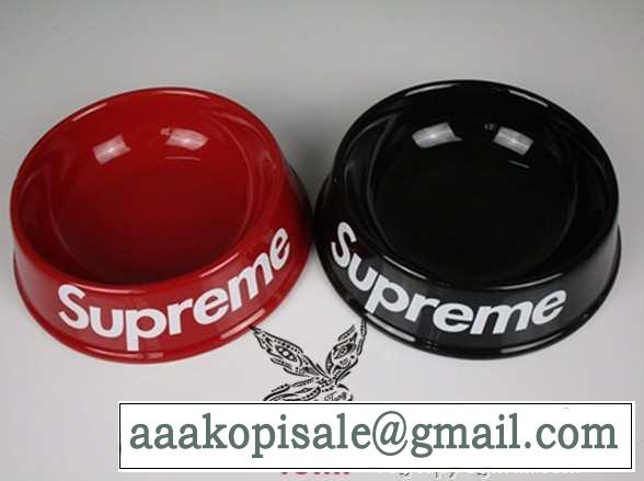 新作 2015 SUPREME シュプリーム 簡単なペット食器 2色可選