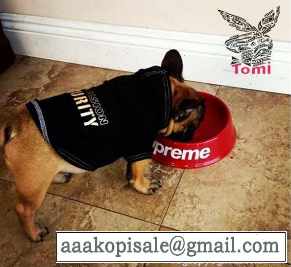 新作 2015 SUPREME シュプリーム 簡単なペット食器 2色可選