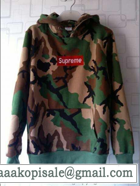 完売品　2015秋冬 SUPREME シュプリーム　お洒落 パーカー