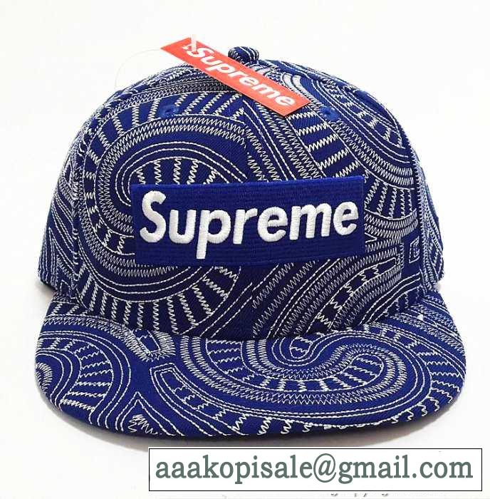 値下げる 2015 SUPREME シュプリーム優秀アイテム 帽子 4色可選