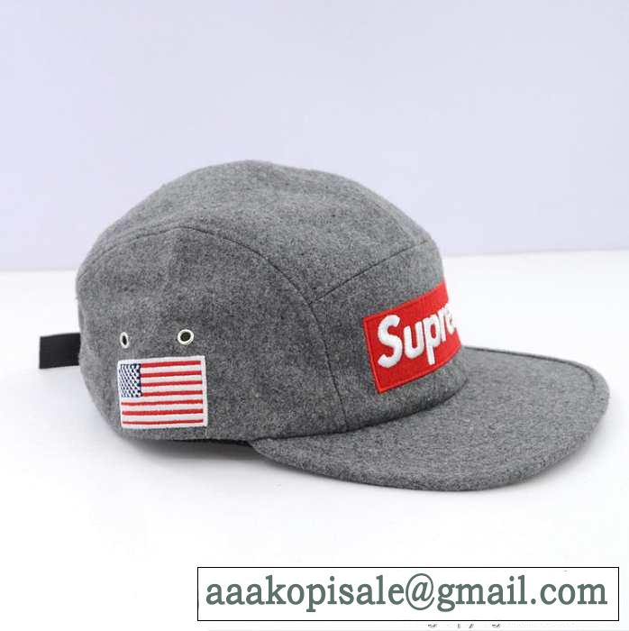 雰囲気を漂わせる　2015 SUPREME シュプリーム 柔らかい　帽子 2色可選