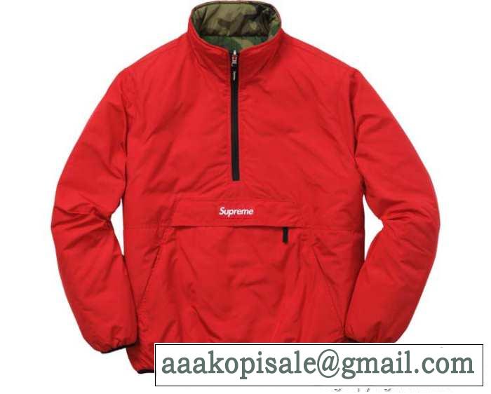 大人っぽく　2015秋冬 SUPREME シュプリーム ファッション性ある両面可用 綿入れ 3色可選