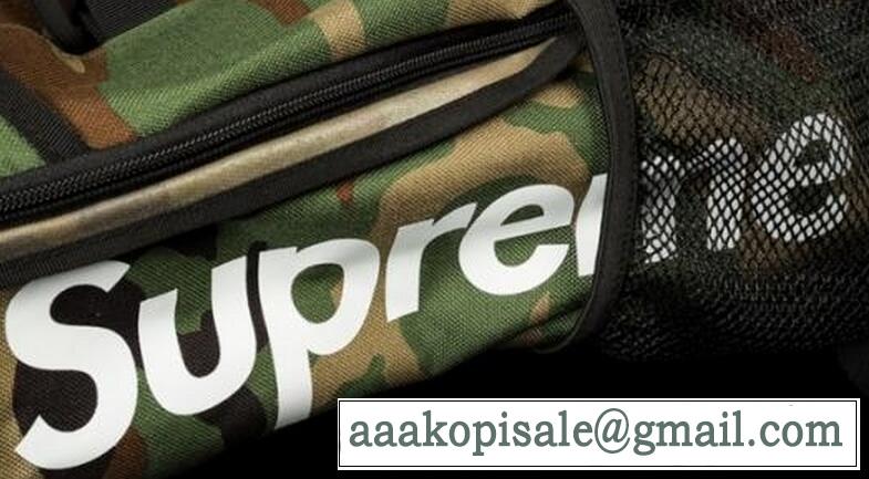 大容量　【SUPREME】14SS Logo Backpack 収納ポケットも充実した　ロゴバックパック　リュック.