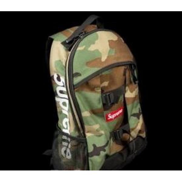 大容量　【SUPREME】14SS Logo Backpack 収納ポケットも充実した　ロゴバックパック　リュック_シュプリーム メンズバッグ_バッグ メンズ_スーパーコピーブランド激安通販 専門店  