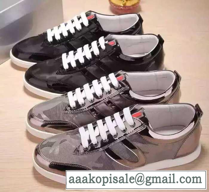 お買い得品 2016 プラダ PRADA カジュアルシュッズ 2色可選
