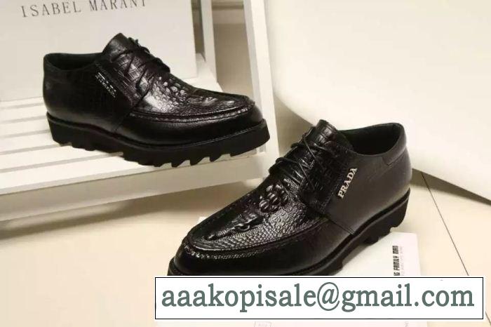 大人気再登場 2016 プラダ PRADA カジュアルシューズ