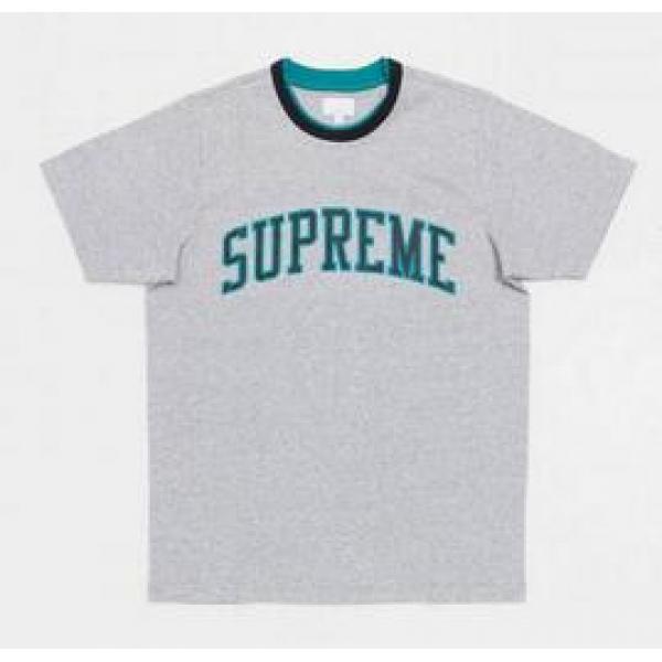 ストレッチ性の高いSupreme シュプリーム アークロゴダブルリンガートップ  美しいシルエットTシャツ _半袖Tシャツ_メンズファッション_スーパーコピーブランド激安通販 専門店  