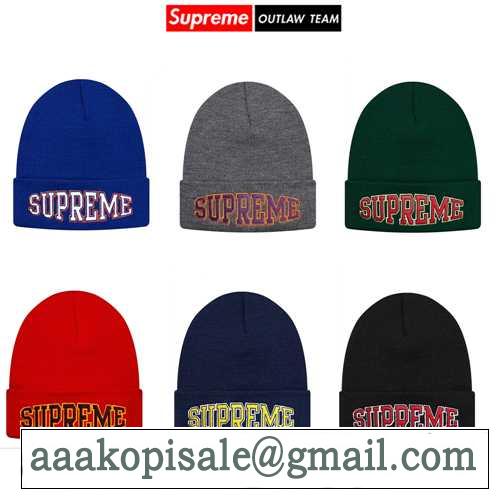 Supreme 15Fw Warp Logo beanie ニット帽 大絶賛の履き心地! 3色可選