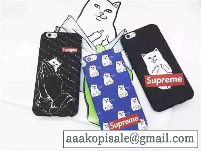 2016 お洒落自在【Simpsons Home】RIPNDIP X Supreme 携帯ケース 3色可選