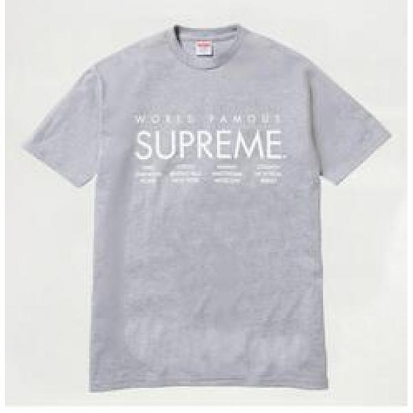 重宝するアイテム Supreme シュプリーム インターナショナル 伸縮性も抜群なＴシャツ  グレー _半袖Tシャツ_メンズファッション_スーパーコピーブランド激安通販 専門店  