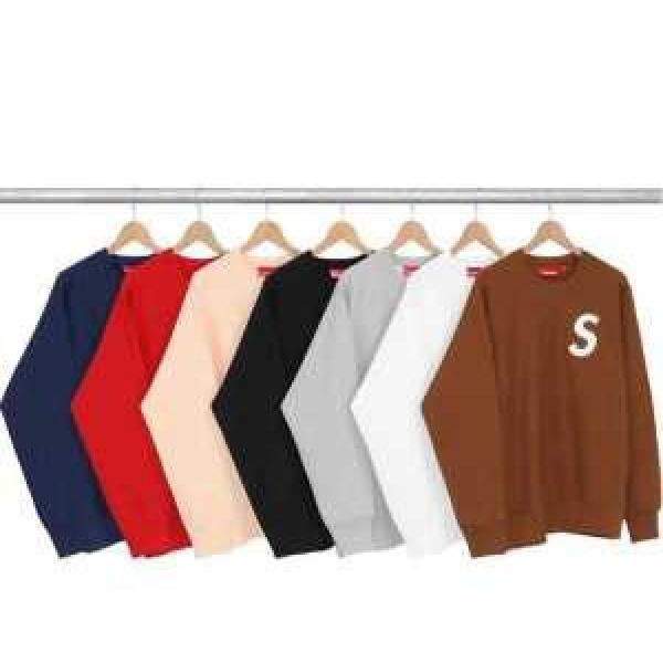 極上の着心地 FW16 S 刺绣Logo Crewneck SUPREME プルオーバーパーカー 3色可選_ジャケット パーカー セーター コート_メンズファッション_スーパーコピーブランド激安通販 専門店  