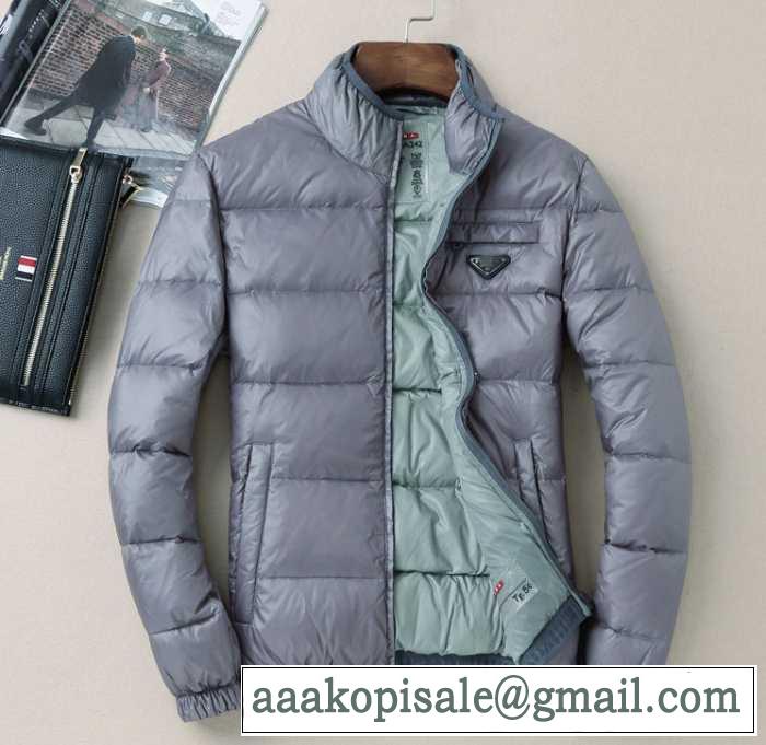 プラダPRADA  2016秋冬高級感溢れるデザイン ダウンジャケット 綿入れ 2色可選 ふわふわな感触