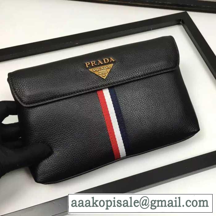2017春夏 海外セレブ愛用 プラダ PRADA セカンドバッグ