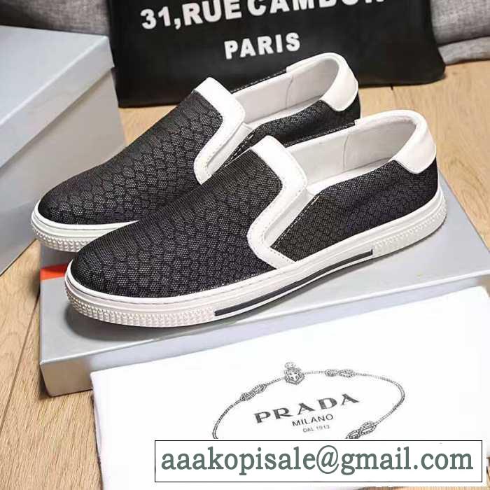 ～希少 2017春夏 プラダ PRADA スリップオン