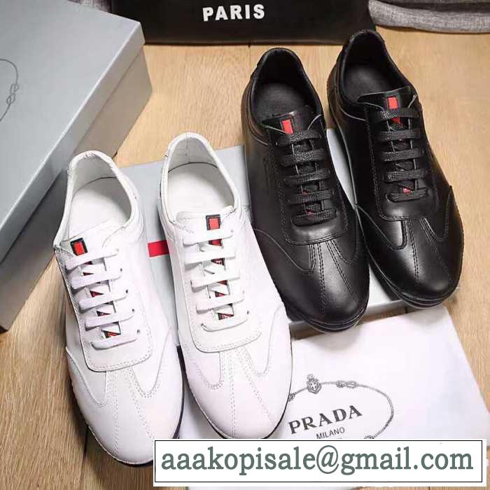 SALE!今季 2017春夏 プラダ PRADA ランニングシューズ 2色可選