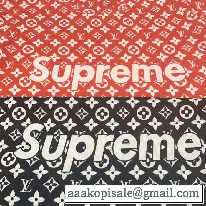 親和性抜群なSupreme x LV BOX LOGO Tee シュプリーム 　半袖Tシャツ 2色可選.心地はまさに大人の