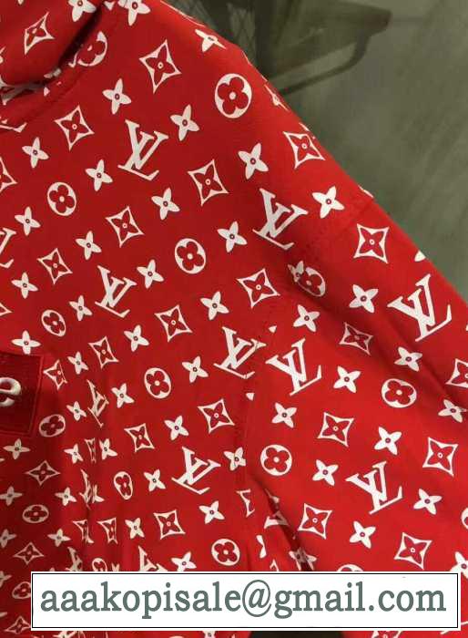 快適な状態をキープする17SS Supreme x LV シュプリーム SUPREME 速乾性に優れたパーカー.