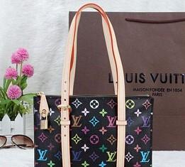 雰囲気ある　ルイヴィトン　独特　ショルダーバッグ　キャンバス　グ　レディース　ブラック_ルイ ヴィトン LOUIS VUITTON_ブランド コピー 激安(日本最大級)