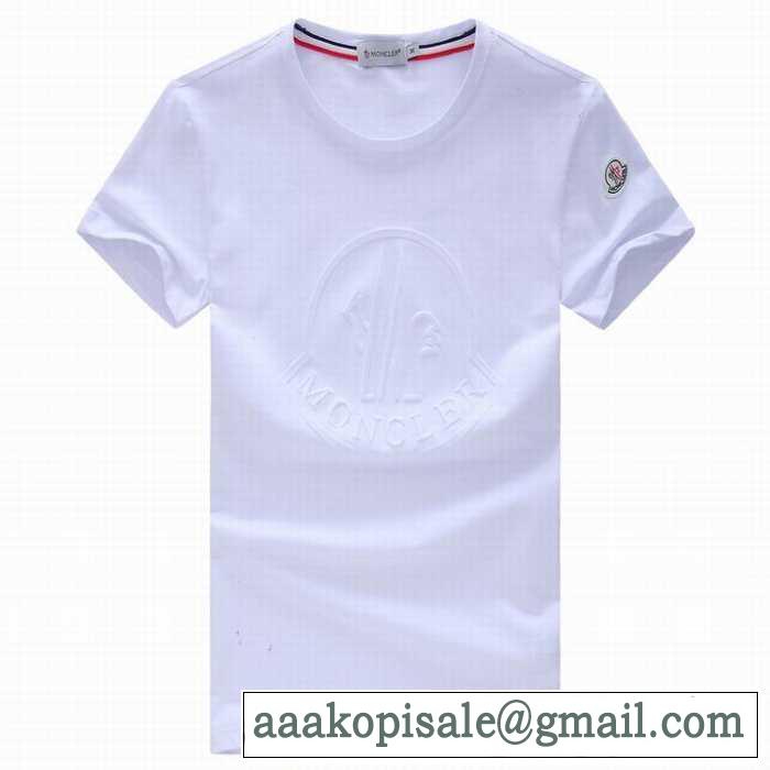 【人気ブログ掲載】 モンクレール MONCLER 半袖Tシャツ 4色可選 【激安】