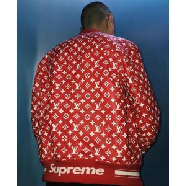 17ss シンプルなデザイン 満足できるコート Louis Vuitton x Supreme 肌触りの気持ちい〜_ジャケット パーカー セーター コート_メンズファッション_スーパーコピーブランド激安通販 専門店  