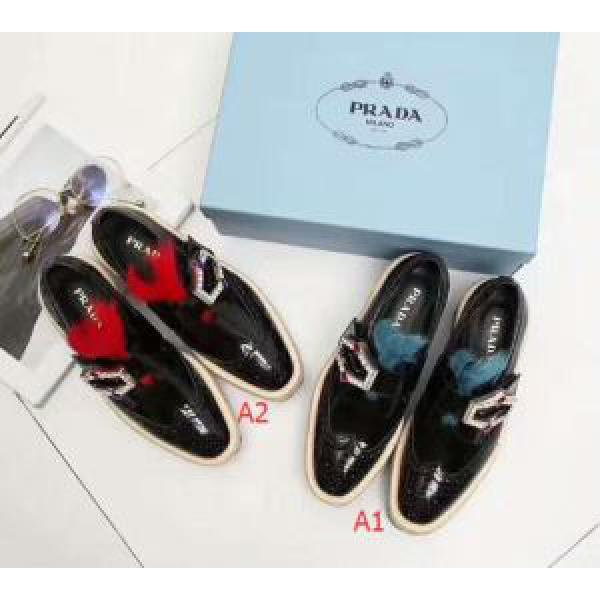 新作入荷100%新品2017 プラダ PRADA カジュアルシューズ厚底 2色選択可_パンプス_レディースファッション_スーパーコピーブランド激安通販 専門店  