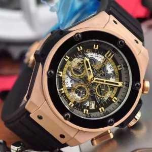 人気アイテムウブロビッグバンウニコキングゴールドセラミックラバ自動巻き腕時計 HUBLOT BIGBANG