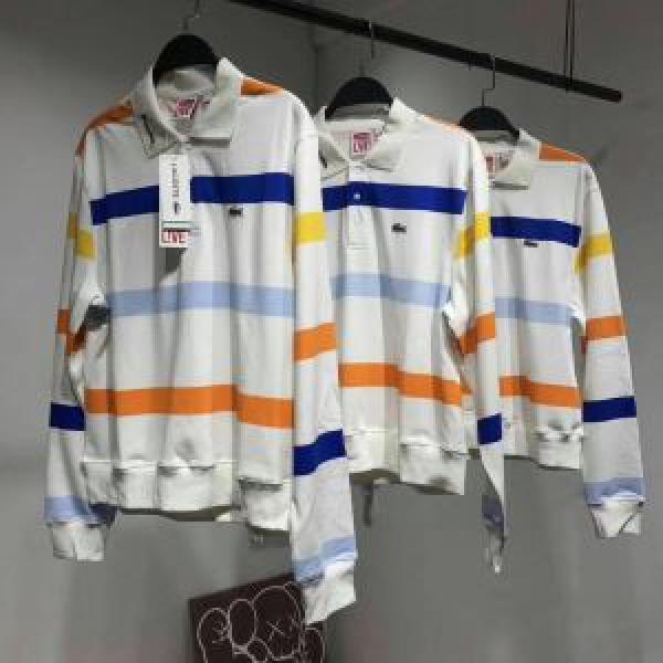 長袖 Supreme X Lacoste POLO衫 爆買い定番人気2017秋季コスパ最高のプライス_長袖Tシャツ_メンズファッション_スーパーコピーブランド激安通販 専門店  