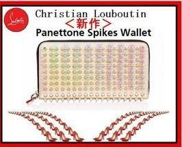 希少性の高いクリスチャン ルブタン　財布スーパーコピー panettone spikes wallet 人気　長財布 シルバー_クリスチャンルブタン CHRISTIAN LOUBOUTIN_ブランド コピー 激安(日本最大級)