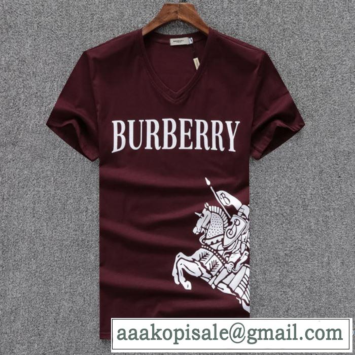 3色可選 収縮性のある 2018春夏新作 半袖Tシャツ バーバリー BURBERRY オリジナル