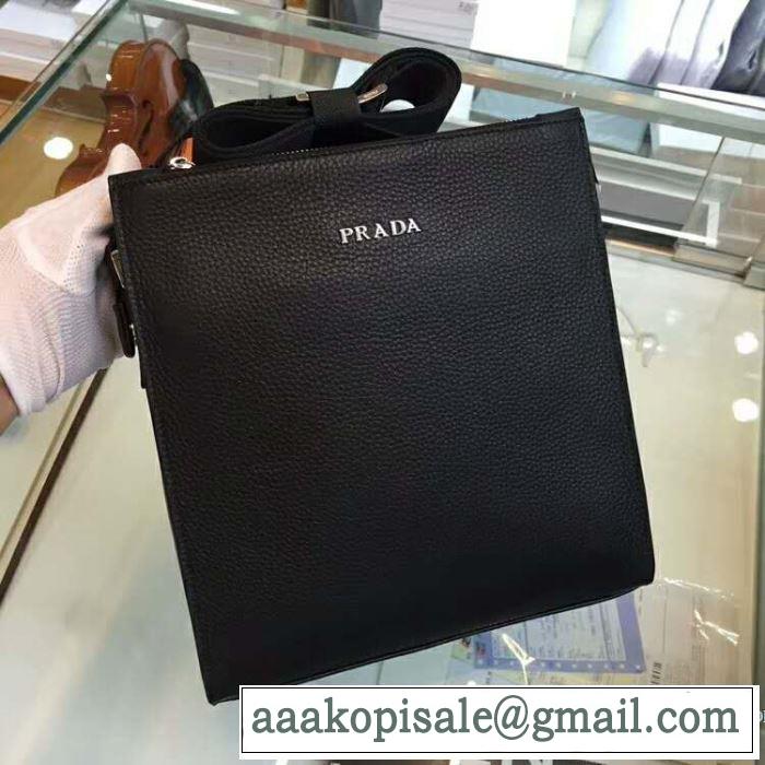 個性的なデザイン プラダ PRADA 2018春夏新作 斜め掛けバッグ