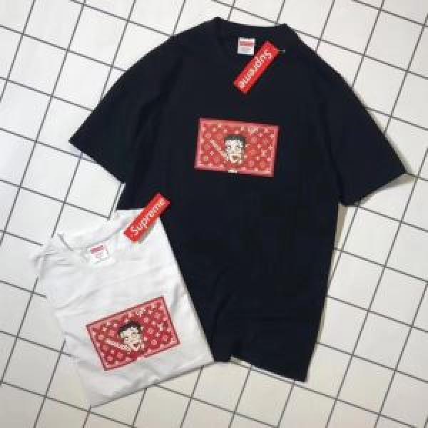 2018春夏新作 シュプリーム SUPREME 2色可選 半袖Tシャツ 収縮性のある オリジナル_半袖Tシャツ_メンズファッション_スーパーコピーブランド激安通販 専門店  