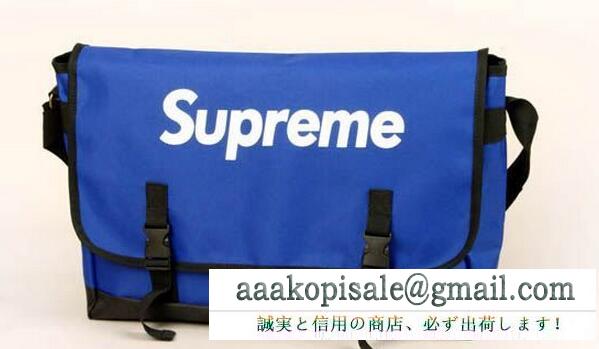 秋冬新入荷のシュプリーム 偽物、supremeの上品な輝きを放つ5色選択可能のメンズショルダーバッグ/鞄