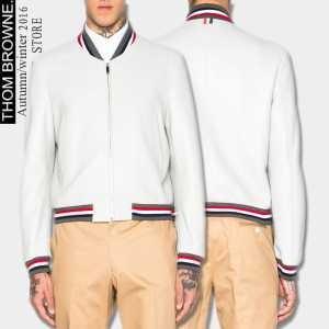 お洒落に魅せる 2016秋冬 トムブラウン THOM BROWNE フェイクファー製のコート PU 3色可選_トムブラウン THOM BROWNE_ブランド コピー 激安(日本最大級)