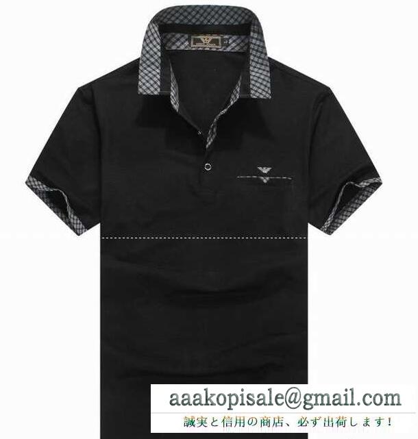 春夏最新作のアルマーニ、Armaniの快適な着心地の6色選択可能の半袖Tシャツ