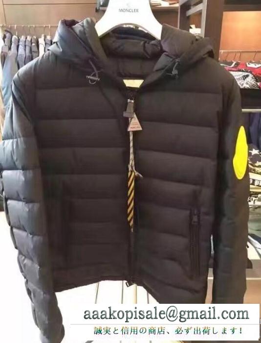 人気商品オフホワイトモンクレールコラボダウンジャケット moncler off-white dinard ブラック