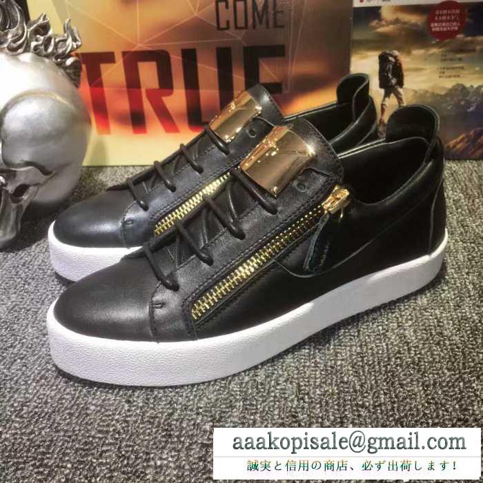 2016秋冬 sale!今季 giuseppe zanotti ジュゼッペ ザノッティ フラットシューズ 2色可選