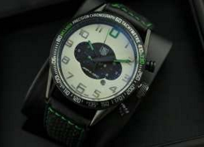 流行り 自動巻き 5針 タグホイヤー メンズ腕時計 日付表示 月付表示 レザー 4310mm BLACK
