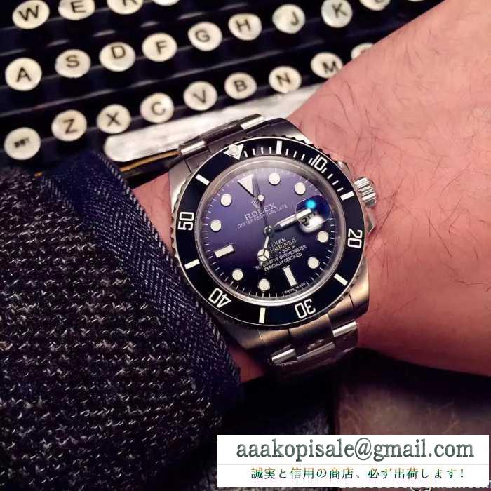 ロレックス サブマリーナ デイト黒サブ腕時計 rolex submariner ref.116613ln メンズビジネスシーンウォッチ