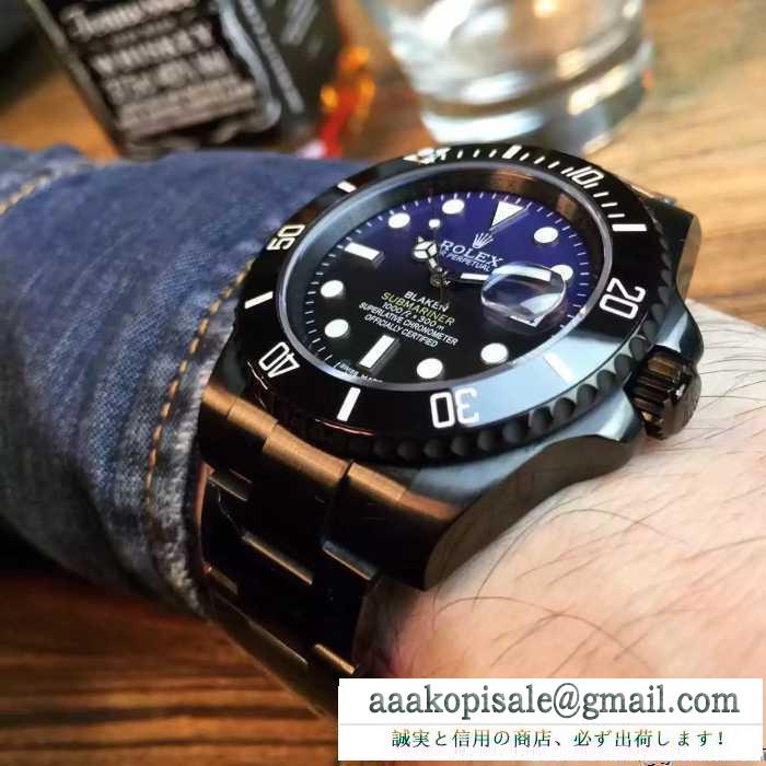 ロレックス サブマリーナ デイト黒サブ腕時計 rolex submariner ref.116613ln メンズビジネスシーンウォッチ