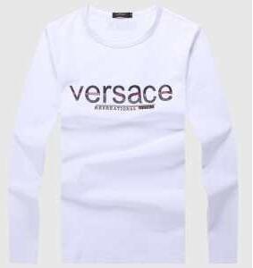 快適な着心地のヴェルサーチ、Versaceのメンズ長袖Tシャ...