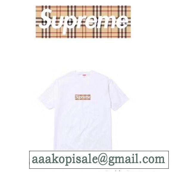 人気デザインで欲しい シュプリーム流行の注目ブランド SUPREME 半袖/Tシャツ2色可選