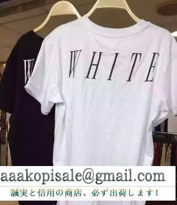 春夏新作 off-white オフホワイト メンズ 半袖 tシャツ ２色可選