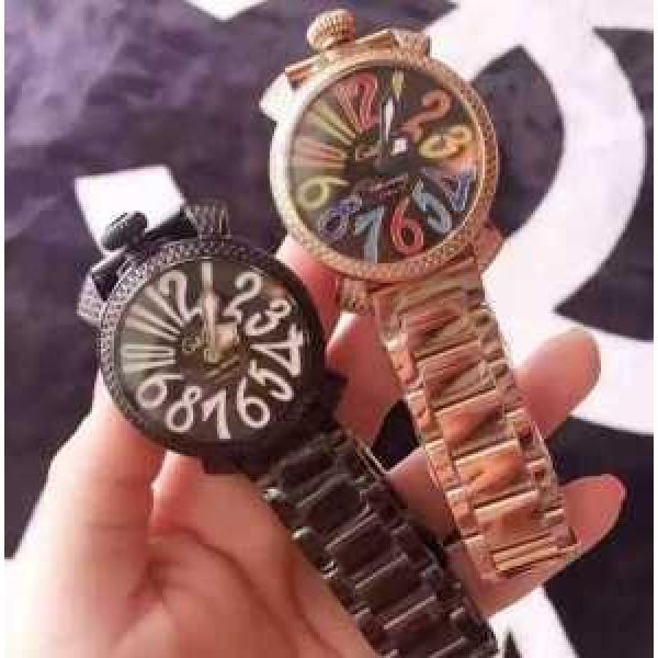 最安値2017 ガガミラノコピー腕時計 GaGa Milano オリジナル クオーツムーブメントレディースウォッチ 多色可選