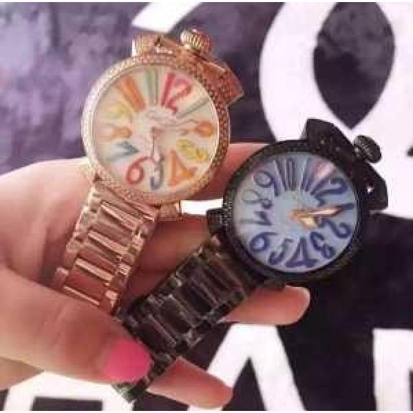 最安値2017 ガガミラノコピー腕時計 GaGa Milano オリジナル クオーツムーブメントレディースウォッチ 多色可選