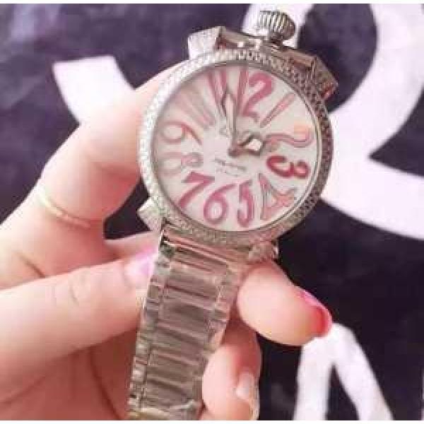 最安値2017 ガガミラノコピー腕時計 GaGa Milano オリジナル クオーツムーブメントレディースウォッチ 多色可選