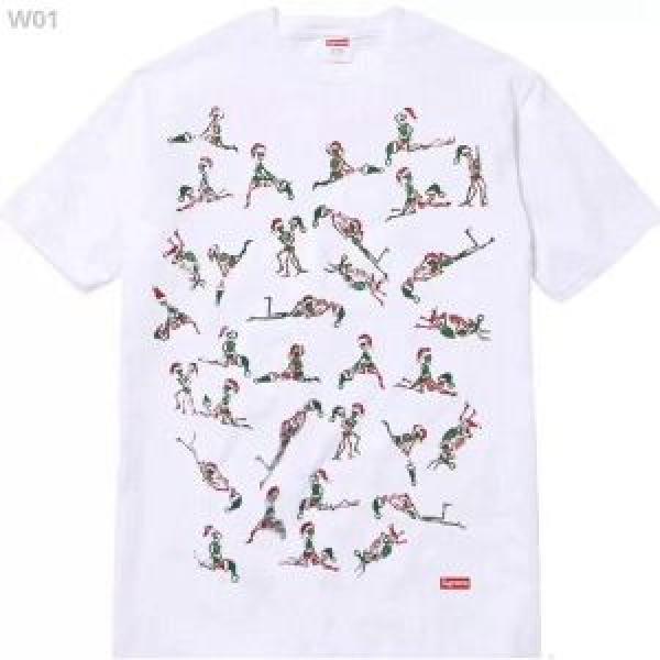 最終数量限り！ 半袖Tシャツ 格好良いアイテム シュプリーム SUPREME FW17 Christmas 最近人気一番！_半袖Tシャツ_メンズファッション_スーパーコピーブランド激安通販 専門店  
