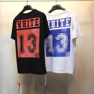 上品な輝きを放つ形 2017春夏 オフホワイト OFF-WHITE 半袖 2色可選_Off-White オフホワイト_ブランド コピー 激安(日本最大級)