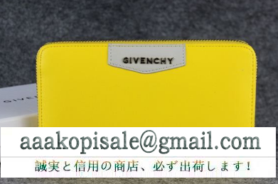 大人の雰囲気漂う長財布 givenchy ジバンシィ レディース ラウンドファスナーウォレット イエロー