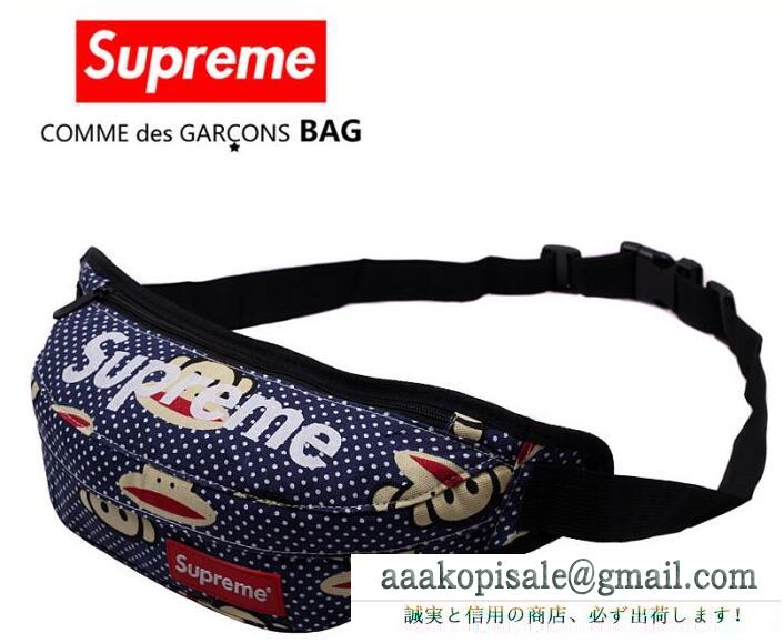 驚きの破格値品質保証のシュプリーム、Supremeの動物デザインの5色メンズボディバッグ